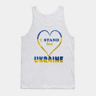 I Stand for Ukraine Tank Top